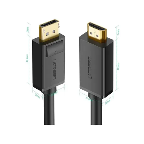 10239 4K DisplayPort Male to HDMI Male 1.5M Cable