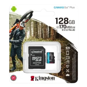 128GB Kingston Canvas Go Plus Micro SD-XC Memory Card UHS-3