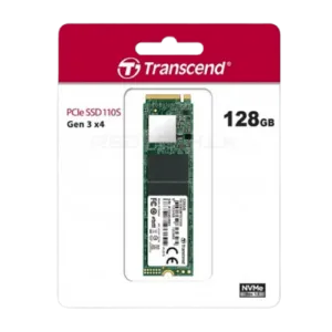128GB Transcend 110S PCIe Gen 3×4 M.2 NVMe SSD