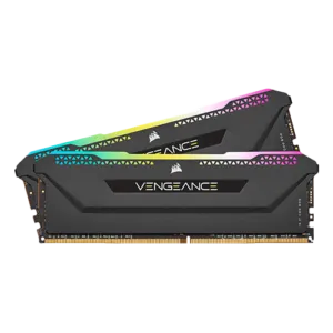 16GB CORSAIR VENGEANCE RGB PRO SL DDR4 – 3200MHz C16 DESKTOP RAM Memory Kit (8×2)