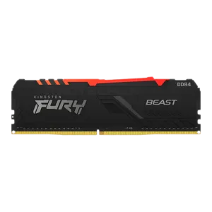 16GB KINGSTON FURY BEAST RGB DDR4 – 3200MHz C16 DESKTOP RAM Memory Module (16×1)