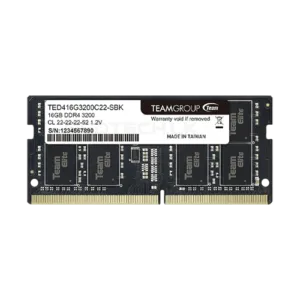 16GB TEAMGROUP ELITE DDR4 – 3200MHz LAPTOP RAM Memory Module (16×1)