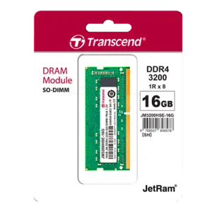 16GB Transcend DDR4 – 3200MHz Laptop RAM Memory Module (16×1)