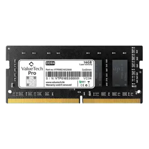 16GB Value Tech DDR4 – 3200MHz Laptop RAM Memory Module (16×1)