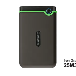 1TB Transcend – 25M3 Storejet USB 3.1 Portable Hard Drive