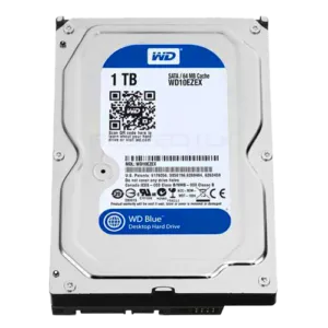 1TB WESTERN DIGITAL WD BLUE 7200RPM 3.5″ SATA 3.0 Internal Desktop Hard Disk Drive