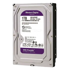 1TB WESTERN DIGITAL WD PURPLE 3.5″ SATA 3.0 Internal Desktop Hard Disk Drive