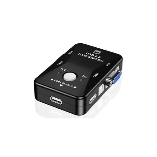 2-Port KVM Switch VGA & USB Ports – A Grade