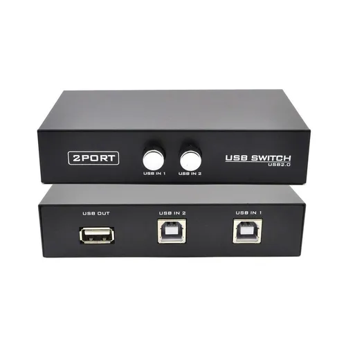 2 Port USB 2.0 Printer Sharing USB Switch