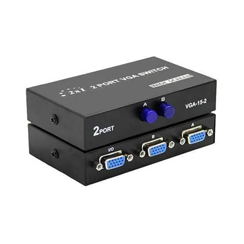 2 Port VGA Switch for PC, TV, Monitor