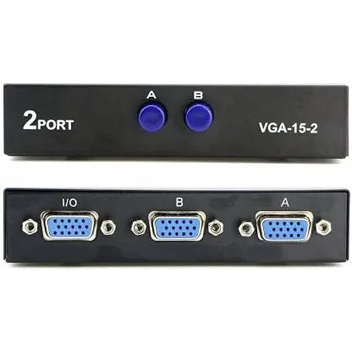 2 Port VGA Switch for PC, TV, Monitor