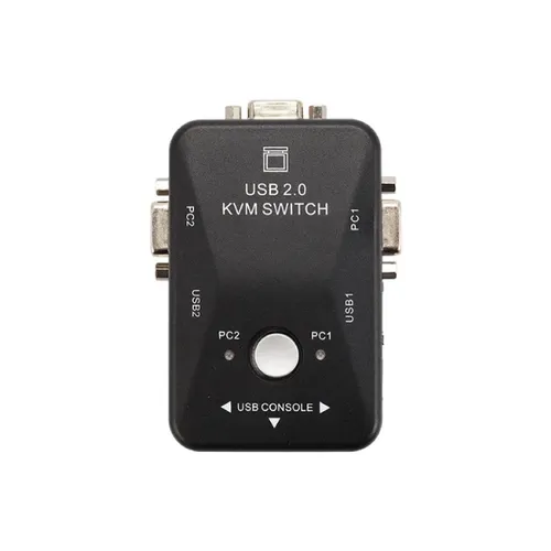 2 Port VGA USB Manual KVM Switch