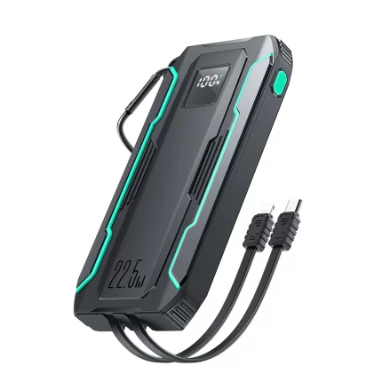 22.5W Power Bank with Dual Cables 10000mAh