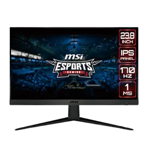 23.8″ MSI G2412 170HZ 1MS AMD FREESYNC FHD IPS ULTRA SLIM E-SPORTS GAMING MONITOR