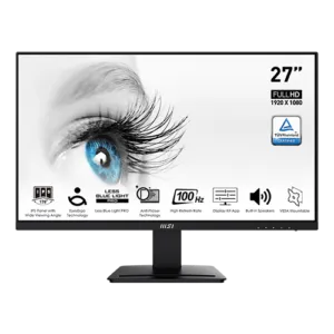 27″ MSI PRO MP273A IPS 100Hz FHD (1920×1080) Professional Monitor