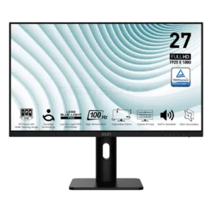27 MSI Pro MP273AP 100Hz FHD IPS Ultra Slim Frameless Monitor With Adjustable Stand