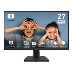 27″ MSI PRO MP275Q IPS 100Hz 2K WQHD (2560×1440) Monitor