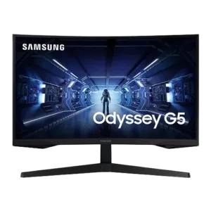 27″ SAMSUNG ODYSSEY G5 144Hz VA Curved Wide 2K LED Monitor