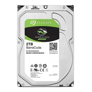 2TB SEAGATE BARRACUDA – 3.5″ SATA 3.0 5400 RPM Internal Desktop Hard Disk Drive