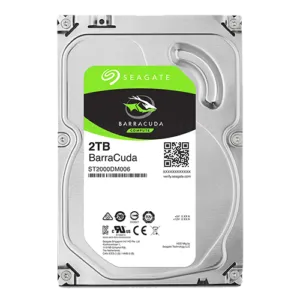 2TB SEAGATE BARRACUDA – 3.5″ SATA 3.0 7200RPM Internal Desktop Hard Disk Drive