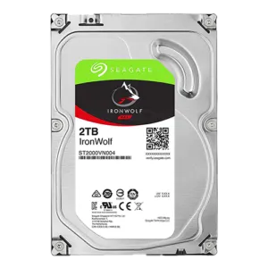 2TB Seagate Ironwolf 3.5″ SATA 3.0 Internal Desktop Hard Disk Drive / NAS