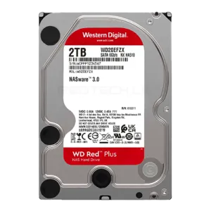 2TB WESTERN DIGITAL WD RED PLUS 3.5″ SATA 3.0 Internal Desktop Hard Disk Drive