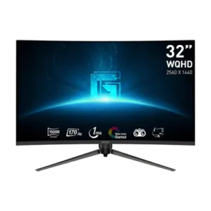 32″ MSI G32CQ5P VA 170Hz WQHD (2560×1440) Curved Gaming Monitor