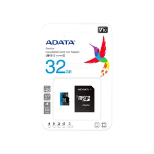 32GB ADATA PREMIER MicroSDHC UHS1 Class 10 Memory Card