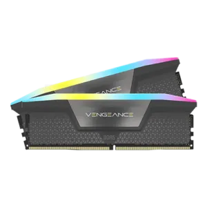 32GB Corsair VENGEANCE RGB DDR5 6200MHz RAM Memory Kit (16×2) Intel Xmp