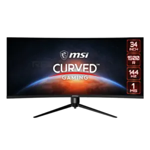 34″ MSI OPTIX MAG342CQR VA 144Hz UWQHD (3440 X 1440) 1MS Adaptive SYNC Gaming Monitor