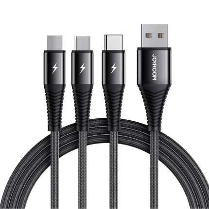 3in1 charging cable 1.2M lightning+typec+ micro