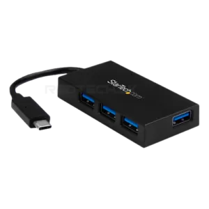 4 Ports USB Hub – USB-C to 3x USB2.0 + 1x USB3.0 5Gbps