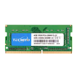 4GB TECMIYO DDR4 – 3200MHz LAPTOP RAM Memory (4×1)