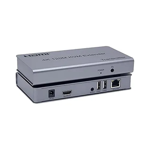 4K HDMI 120M KVM Extender Over IP with IR USB