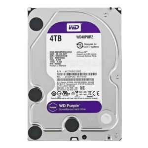 4TB WESTERN DIGITAL WD PURPLE 3.5″ SATA 3.0 Internal Desktop Hard Disk Drive