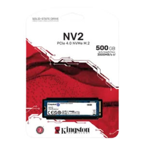 500GB Kingston NV2 PCIe 4.0 M.2 NVMe SSD