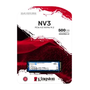 500GB Kingston NV3 PCIe 4×4 M.2 NVMe SSD
