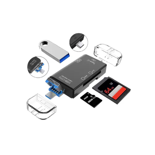 6 IN 1 OTG Card Reader