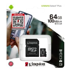 64GB Kingston Canvas Select Plus Micro SD-XC Memory Card UHS-1