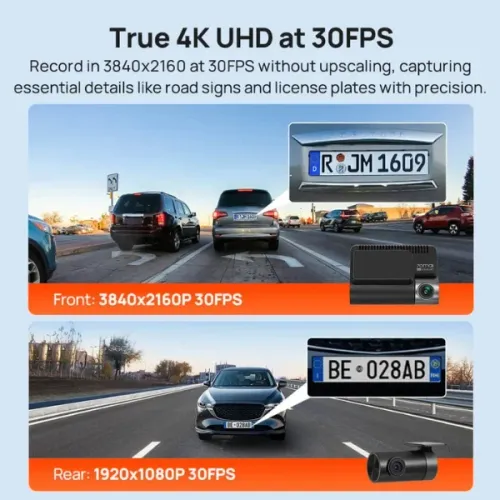 70mai Dash Cam 4K A800SE Set