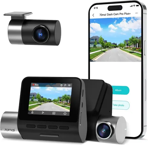 70mai Dash Cam Pro Plus+ A500s With Rear Camera