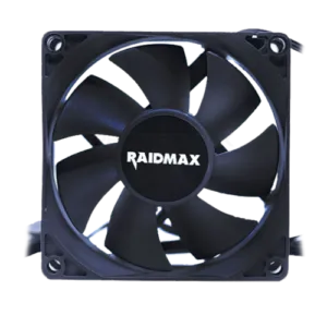 80MM RAIDMAX PC Case Mountable Fan – Black