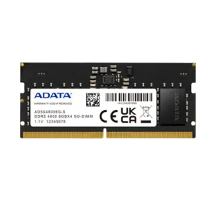 8GB ADATA DDR5 – 4800MHz LAPTOP RAM Memory Module (8×1)