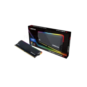 8GB BIOSTAR DHD3 Series DDR4 – 3600MHz CL18 RGB Desktop RAM Memory Module (8×1)