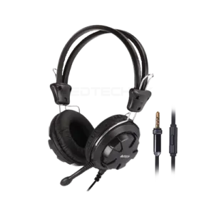 A4TECH HS-28i Headset Black with Cable adapter