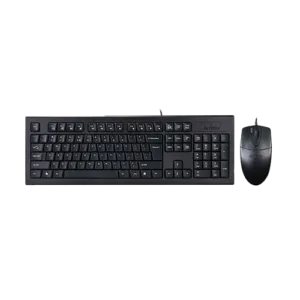 A4TECH KRS-8520D Comfortkey Keyboard & Mouse Sets USB, Black, US Layout