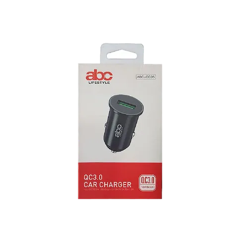 ABC CC35 QC3.0 18W CAR CHARGER(6m)