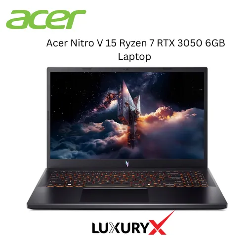 Acer Nitro V 15 AI Ryzen 7 RTX 3050 6GB Gaming  Laptop