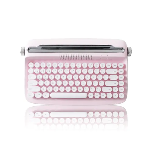 Actto Retro Mini Bluetooth Keyboard B303 - Pink
