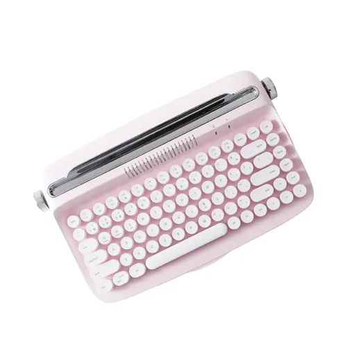 Actto Retro Mini Bluetooth Keyboard B303 - Pink